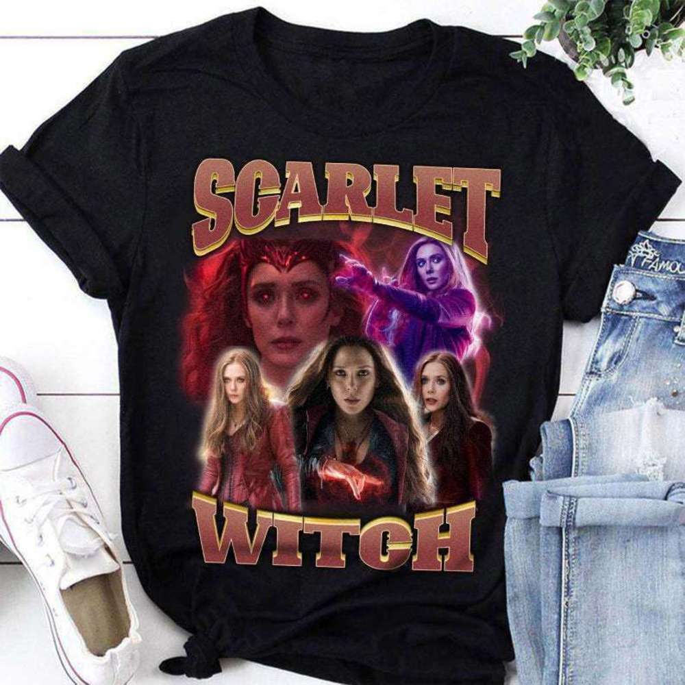 Scarlet Witch Wandavision Retro Marvel Fan Unisex T-Shirt